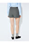 X Şahika Ercümen - Mini Pleated Short Skirt with Accessory Detail - 5