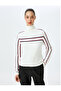 Long Sleeve Turtleneck Knitted Sweater - 4