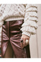 Turtleneck Hip Length Long Sleeve Tassel Knit Sweater - 2