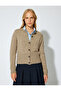 Knitwear Cardigan Long Sleeve Round Neck Buttoned - 3