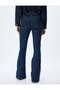 Spanish Style Flare Jeans High Waist Slim Fit Ribbed Buttoned Cotton - Flare Jeans - 5