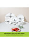 33Pcs Opal Ware Dinner Set RF8983 Assorted Design - 4