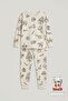 Paintable Birthday Themed Children's Pajama Set – Washable 12-Piece Pencil Gift Set - 8