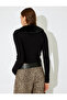 Zippered Knitwear Cardigan Collar Faux Fur Slim Fit - 4