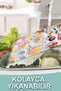 Colorful Breakfast Table Patterned Tempered Glass Cutting Board 21X30 cm Size Uv Printing - Ckt001 - 6