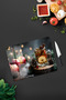 Apple Cinnamon Winter Themed Tempered Glass Cutting Board 21X30 cm Uv Printing - Ckt019 - 2