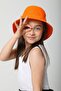 Orange Cotton Pack Bucket Girl's Hat 10-18 Years - 3