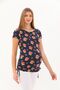 Floral Patterned Maternity & Maternity Lace up Blouse - 4