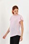 Pink Maternity Sleeve Ruffled Soft Fabric T-Shirt - 6