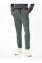 Slim Fit Chino Trousers with Elastic Detail - 3