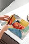 Abstract Colorful Pattern Tempered Glass Cutting Board 21X30 cm Size Uv Printing - Ckt087 - 5