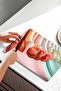 Pastel Wave and Egg Pattern Tempered Glass Cutting Board 21X30 cm Size Uv Printing - Ckt095 - 5