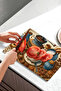 Coffee and Cookies Themed Tempered Glass Cutting Board 21X30 cm Size Uv Printing- Ckt049 - 5