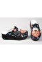 Sabo Slippers Black Heart Patterned Air Sole Model:15 - 2
