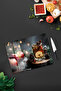 Tempered Glass Cutting Board – Winter Tea Themed with Apple and Cinnamon Uv Printing 21X30 cm - Ckt117 - 2