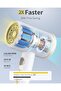 مجفف شعر أيوني مزود بتحكم ذكي في درجة الحرارة، و3 سرعات قابلة للتعديل، وشاشة LED - 4