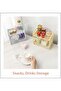 2-Tier Multi-Functional Plastic Shelf,Folding Organizer,for Office Kitchen Bedroom Bathroom Home - 8