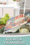 Tempered Glass Cutting Board – Pastel Colored Bakery and Dessert Shop Themed Uv Print 21X30 - Ckt113 - 6