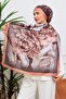 Floral Watercolor Patterned Digital Soft Shawl - 4