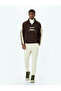 Embroidered Half Zipper Fleece Sweatshirt - 2