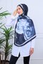 Modern Watercolor Floral Print Digital Soft Shawl - 3