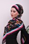 Vibrant Floral Patterned Digital Soft Shawl - 4