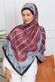 Elegant Paisley Patterned Digital Soft Shawl - 4