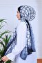 Shady Square Patterned Digital Soft Shawl - 5