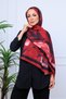 Modern Watercolor Floral Print Digital Soft Shawl - 4