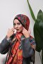 Colorful Ethnic Patterned Digital Soft Shawl - 4