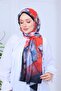 Geometric Harmony Patterned Digital Soft Shawl