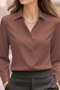 Dubai Crepe Fabric Shirt - Dusty Rose - 2