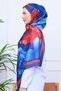 Modern Watercolor Floral Print Digital Soft Shawl - 8