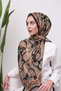 شال ناعم رقمي منقوش بنمط مزيج من التراث - 5