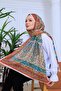 Motif Patterned Digital Soft Shawl - 2
