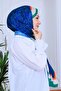 Yaprak Patterned Digital Soft Shawl - 5