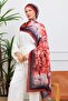 Floral Watercolor Patterned Digital Soft Shawl - 2
