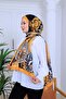 Modern Leopard Printed Piece Digital Soft Shawl - 5