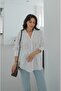 White Capote Shirt with Waist Darts - 3