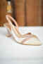 Stone Striped Mid-Heel -7Cm- Casual Women's Classic Shoes - New Model - 2