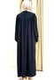 Buttoned Robali Extra Loose Fitted Cut Reglan Sleeve Ferace Suitable for Tesettüre - 6