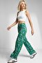 2 Pieces Comfortable Fit High Waist Wide-Leg Viscose Mix Women's Trousers - 8