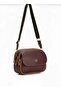 Women's Crossbody Bag with Flap and Zipper, Multi-Compartment Shoulder Bag - 5