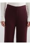 Esvab • Modern & Distinctive Wide-Leg Women's Knitwear Pants with Waist Cord - 3