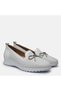 Large size women's wedge shoes genuine Leather shoes 41-42-43-44-white - 2