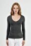 Busem V-Neck Long Sleeve Blouse - 6