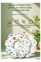 مريلة أطفال قطن للاستخدام مرة واحدة، مقاومة للماء، عبوة من 20 قطعة - 2