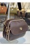 Women's Crossbody Bag with Flap and Zipper, Multi-Compartment Shoulder Bag - 8