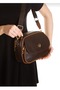 Women's Crossbody Bag with Flap and Zipper, Multi-Compartment Shoulder Bag - 6