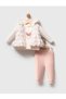 Cute Butterfly Baby Girl Vest Set 3-Piece Set - 3